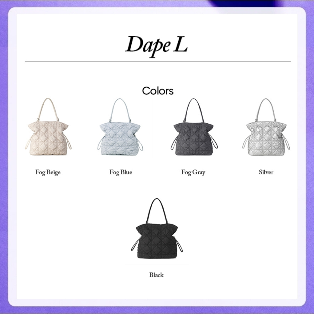 Carlyn Dape L H76135020 (Fog Grey, Fog Beige, Silver, Black)