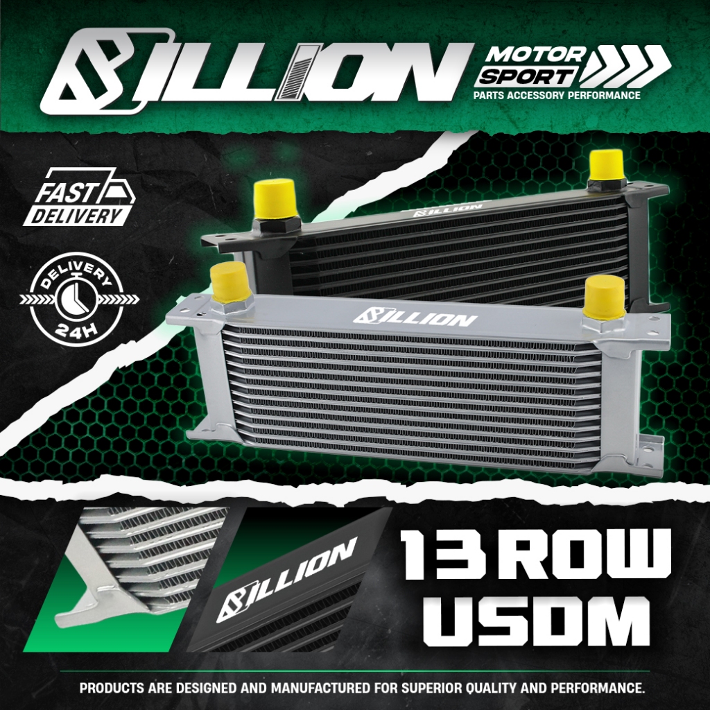 Oil Cooler แผงออยคูลเลอร์ Billion USDM AN10(13Row)