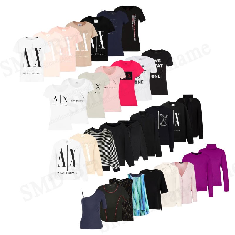 Armani Exchange เสื้อคอกลม เสื้อโปโล เสื้อแขนยาว สินค้าจากชอป แท้ 100%