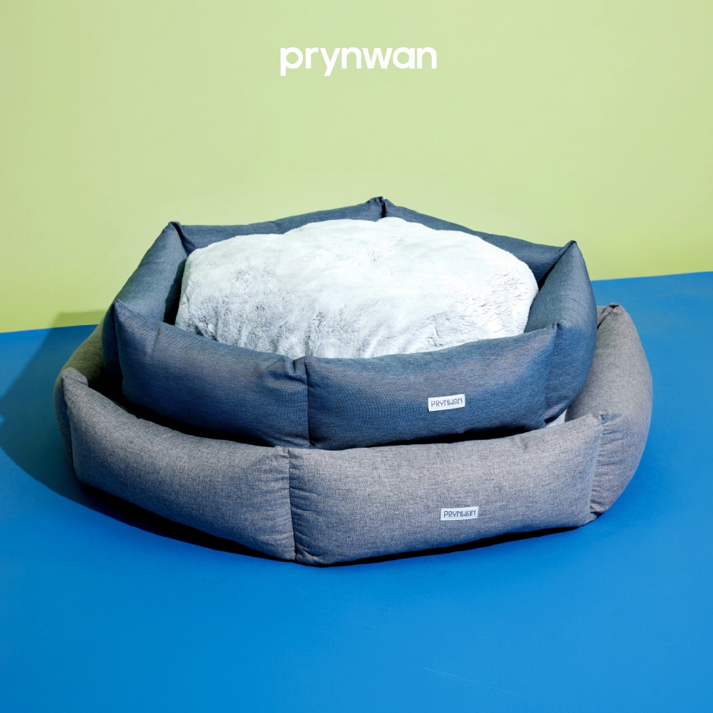 PRYNWAN Pets - Pets Bed ที่นอนสัตว์เลี้ยง สีน้ำเงิน