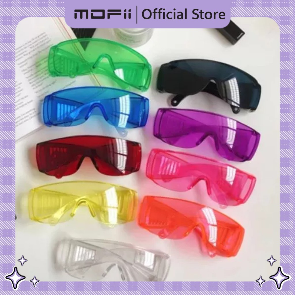 [ของพรีเมี่ยม แถมฟรี] MOFii แว่นตาสงกรานต์ สีสันสดใส น้ำหนักเบา ใส่สบาย (คละสี)
