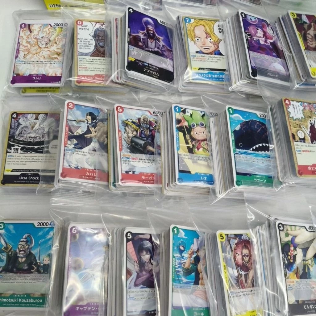 ส่งด่วน ส่งจาก กทม. One Piece Card Card Common Uncom ของแท้ คละแบบ แยกขาย ซองละ 50 ใบ ราคา 35 บาท