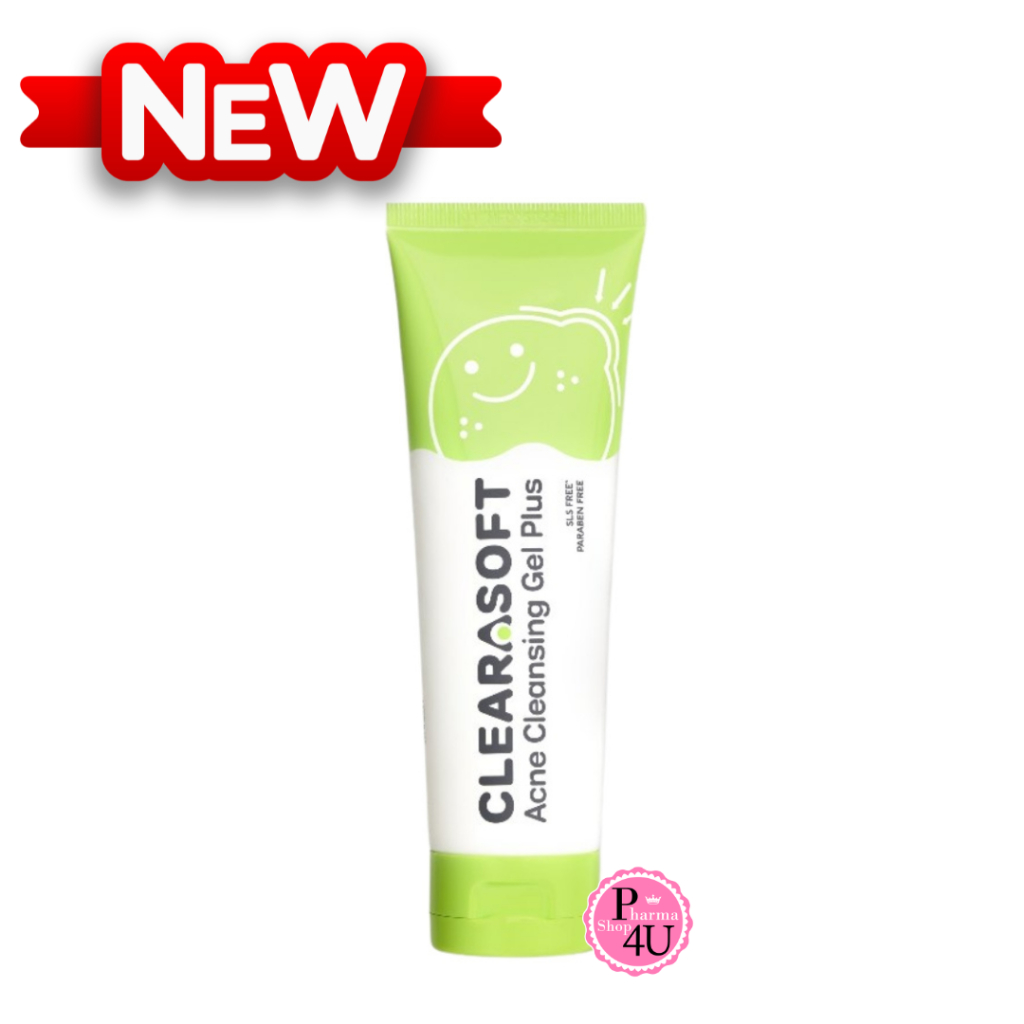 Exxe Clearasoft Acne Cleansing Gel Plus 100g เจลล้างหน้าลดสิว / nutrimaster / nutri master [6652]