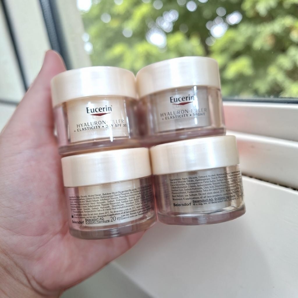 เดย์ , ไนท์ ฝาทองทดลอง ครีมลดริ้วรอย | ยูเซอริน Eucerin Hyaluron-Filler + Elasticity Day, Nigth 20ml [HE]