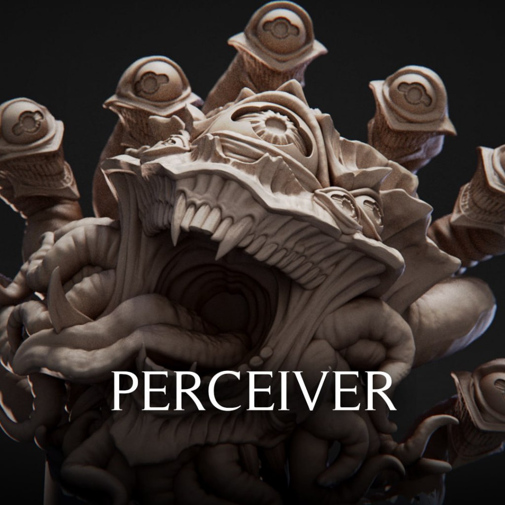 Large Scale : CML : Miniature Resin โมเดลบอร์ดเกม ผลิตตามสั่ง Tabletop Boss DnD Beholder