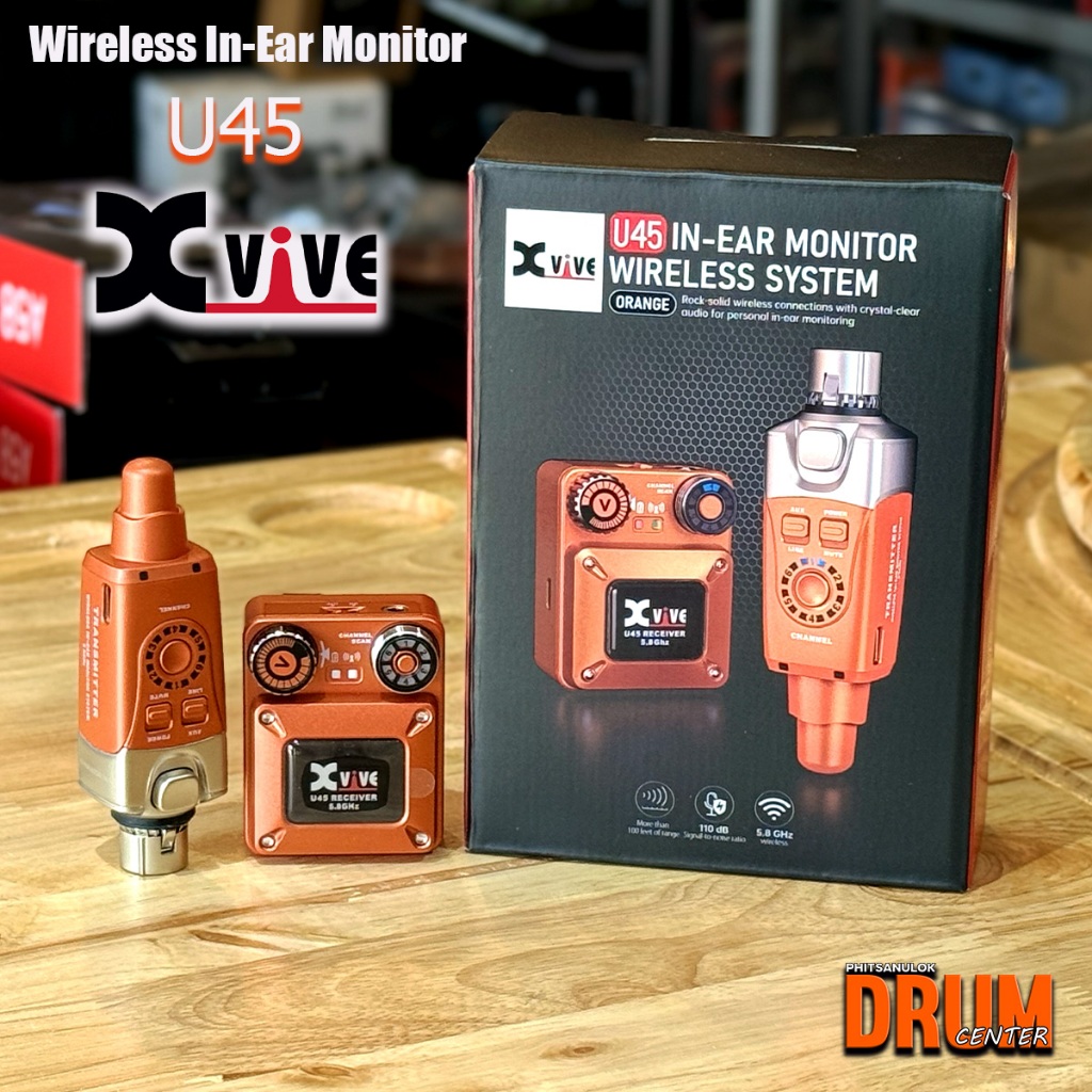 Xvive U45 Digital Wireless In-Ear Monitor System 5.8Ghz