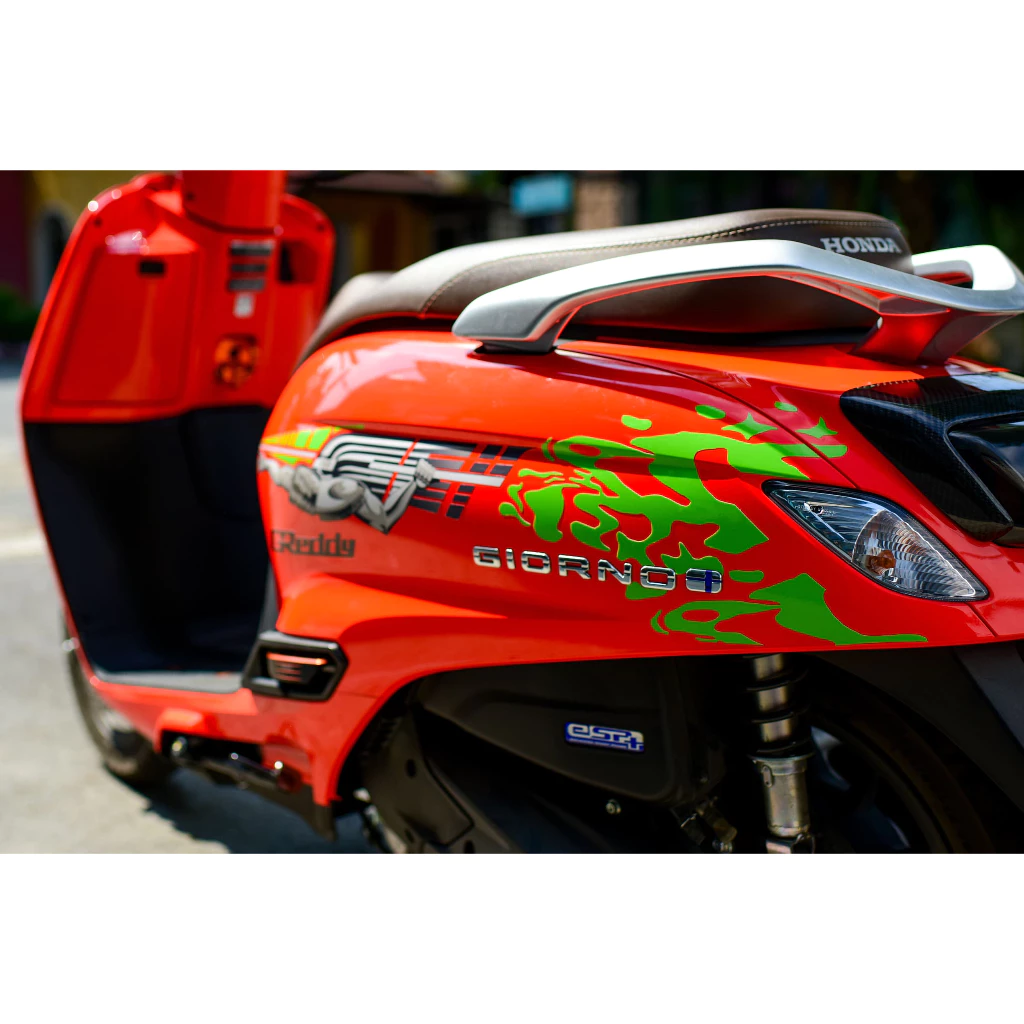 สติ๊กเกอร์แต่งรถ จีออโน่ Honda Giorno ลาย Fast01 thumbnail 3
