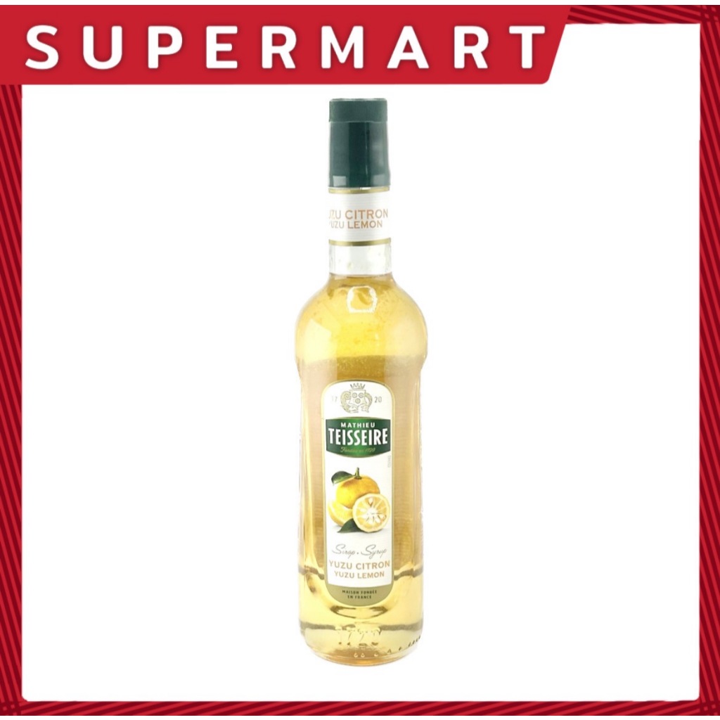 AFBS Mathieu Teisseire Yuzu Lemon Syrup 700 ml. #1108338