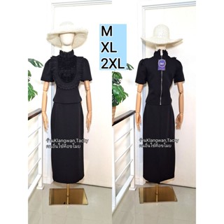 เสื้อผ้าถุงดำ งานป้ายCLTชลิตา (ใหม่มือ1ทั้งร้าน) ชุดสีดำ เสื…