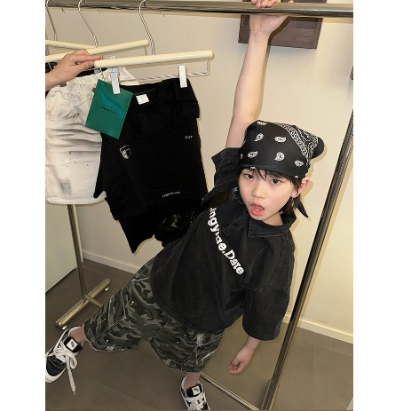 พร้อมส่ง ☑️เสื้อโปโลเด็ก*งานผ้าฟอก