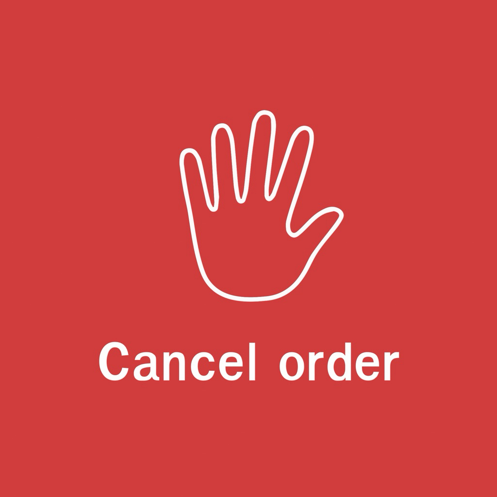 cancel order / again 🙇🏻‍♂️🙏🏻