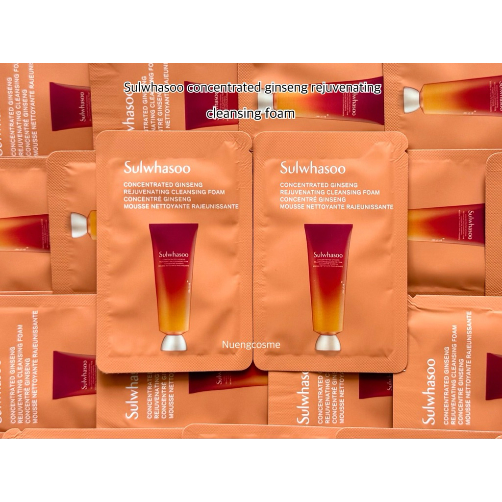🟠(ใหม่)(โฟมล้างหน้า) Concentrated ginseng rejuvenating cleansing foam