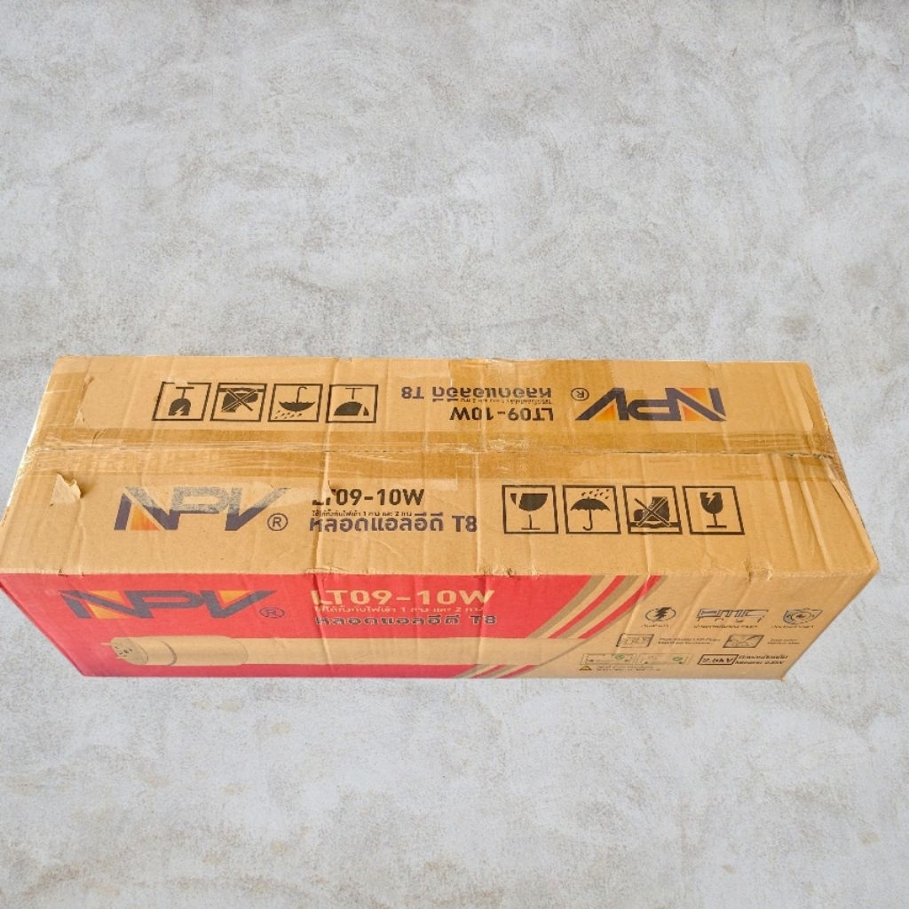 หลอดไฟLED10W NPV ยกลัง25หลอด ใช้ได้ทั้งไฟ1ทางและ2ทาง