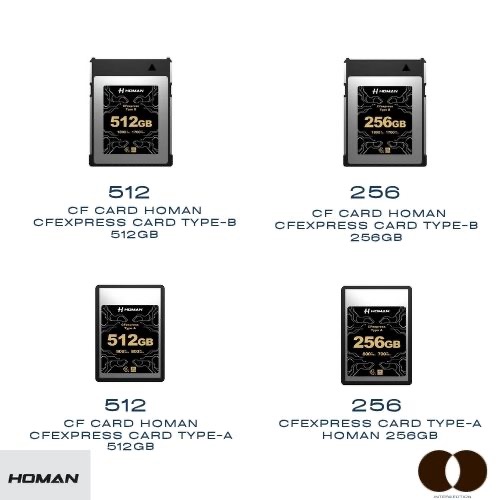 Homan CFexpress Card Type-A / Type-B ( 512GB / 256GB )