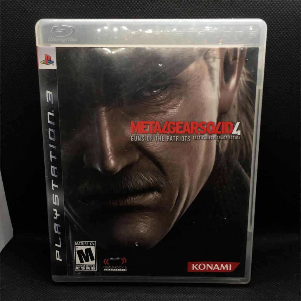 Metal Gear Solid 4: Guns of the Patriots - แผ่นเกม MGS4 สำหรับ PlayStation 3, ของแท้สภาพดี