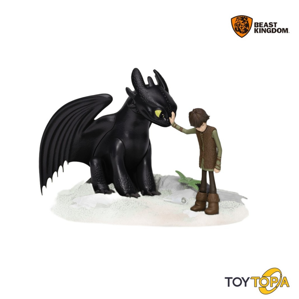 (261448) (DS-178) Toothless and Hiccup: How to Train Your Dragon By Beast Kingdom
