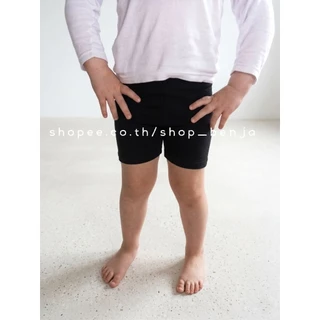 กางเกงซับใน สีดำ ผ้ายืดเยอะ ใส่สบาย เด็กเล็ก-ผู้ใหญ่อ้วน