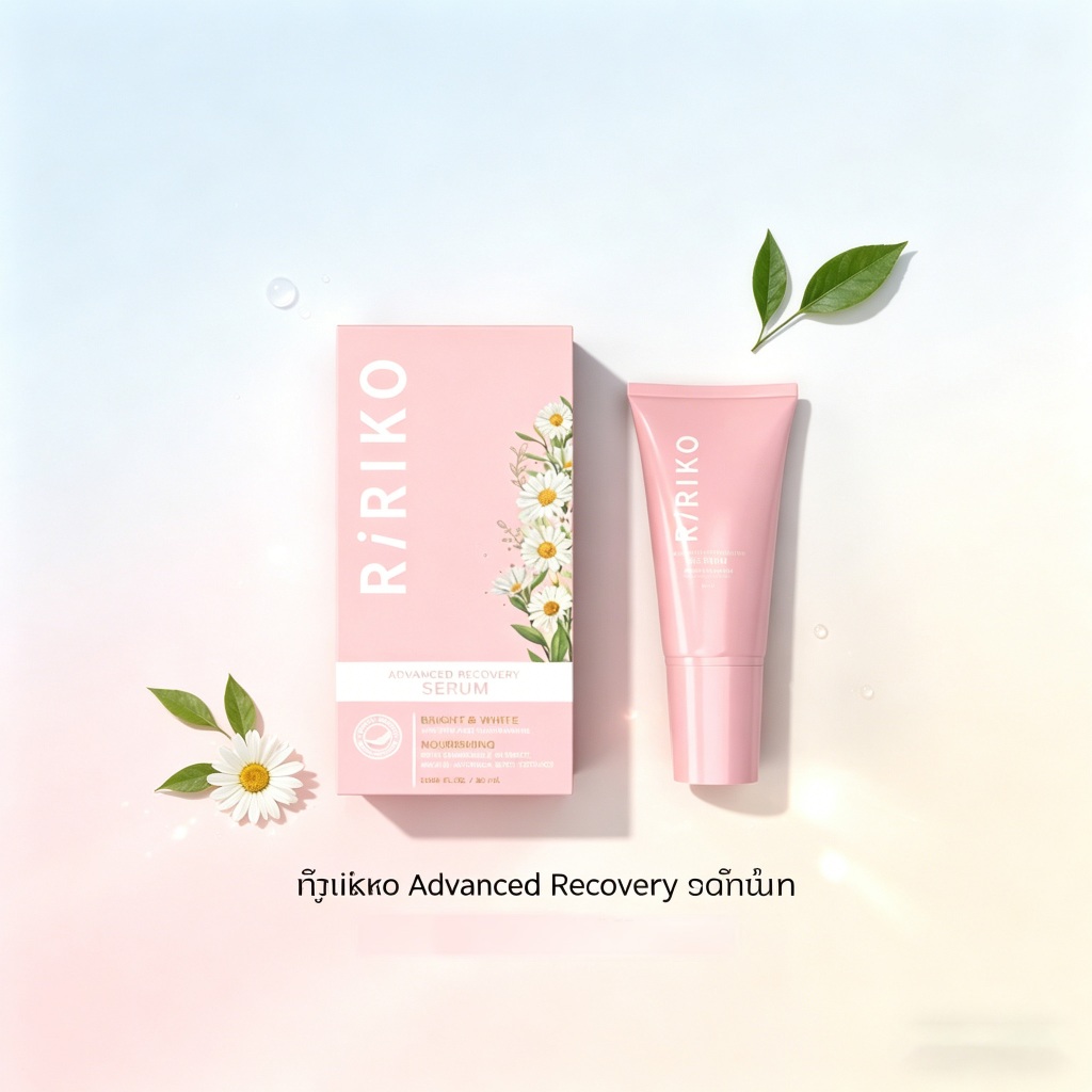 RIRIKO ริริโกะ เซรั่ม 30 ml กรดไฮยาลูโรนิก ไนอาซินาไมด์ อาร์บูติน ฟื้นฟูผิวแพ้ง่าย เสริมเกราะผิว ลดรอยดำ