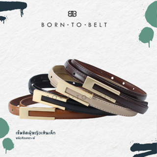 ⚡ คุ้มค่า (🇹🇭 Ready to ship) เข็มขัดเส้นเล็ก เข็มขัดเดรส หนั…