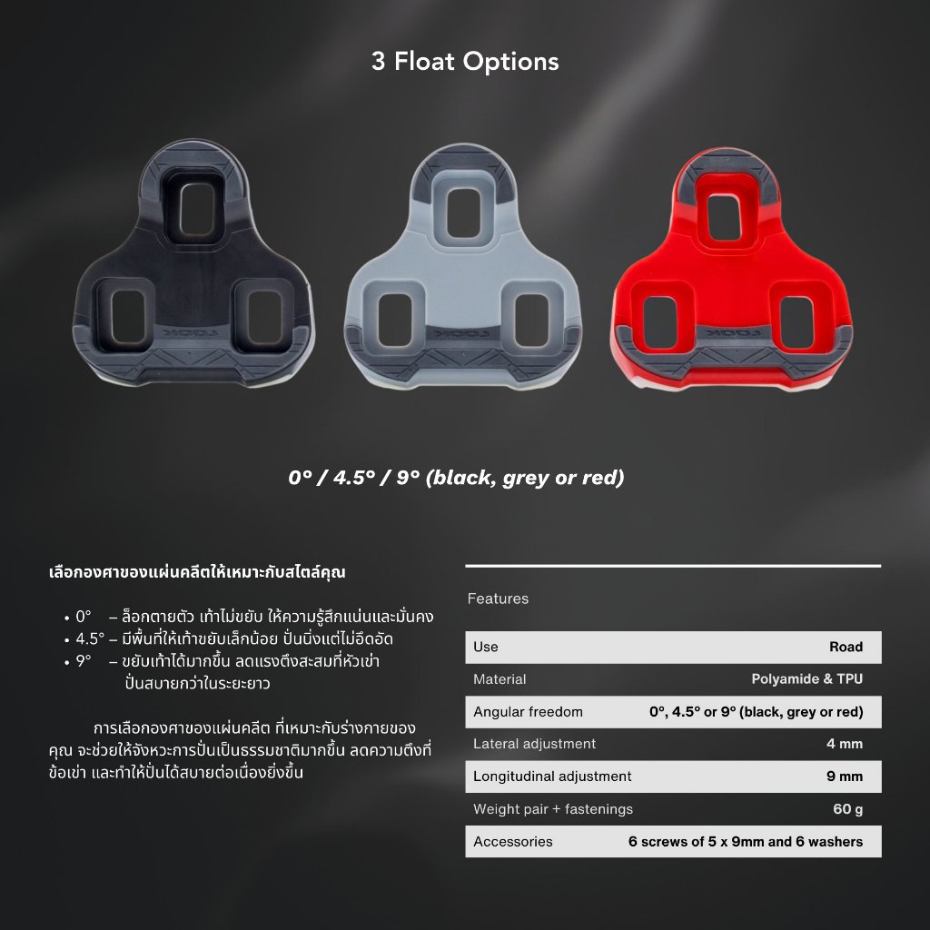 LOOK KEO GRIP CLEATS  แผ่นคลีท แท้