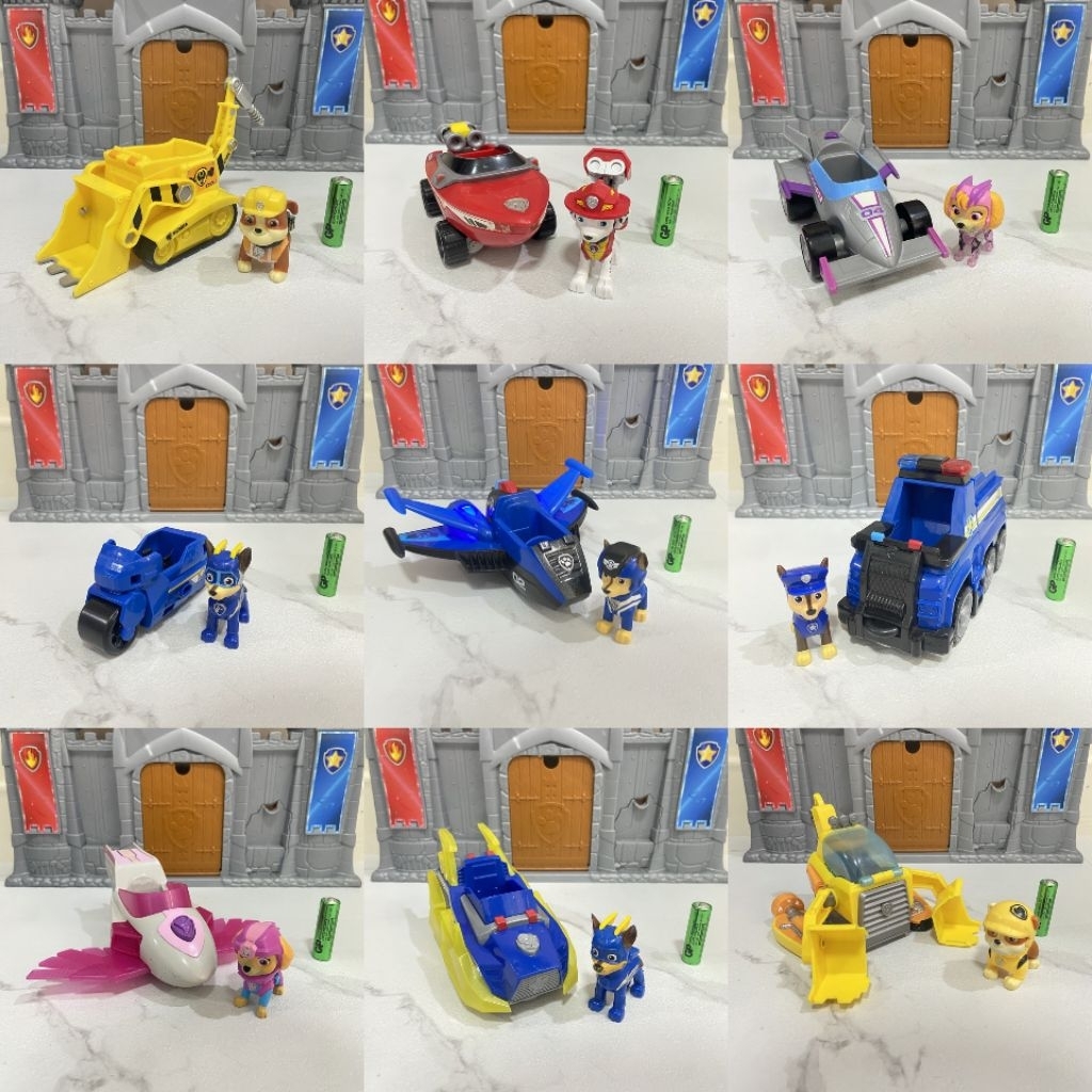 PAW Patrol ของเล่น รถพร้อมฟิกเกอร์ [เลือกตัวละครได้] งานมือสองสภาพดี