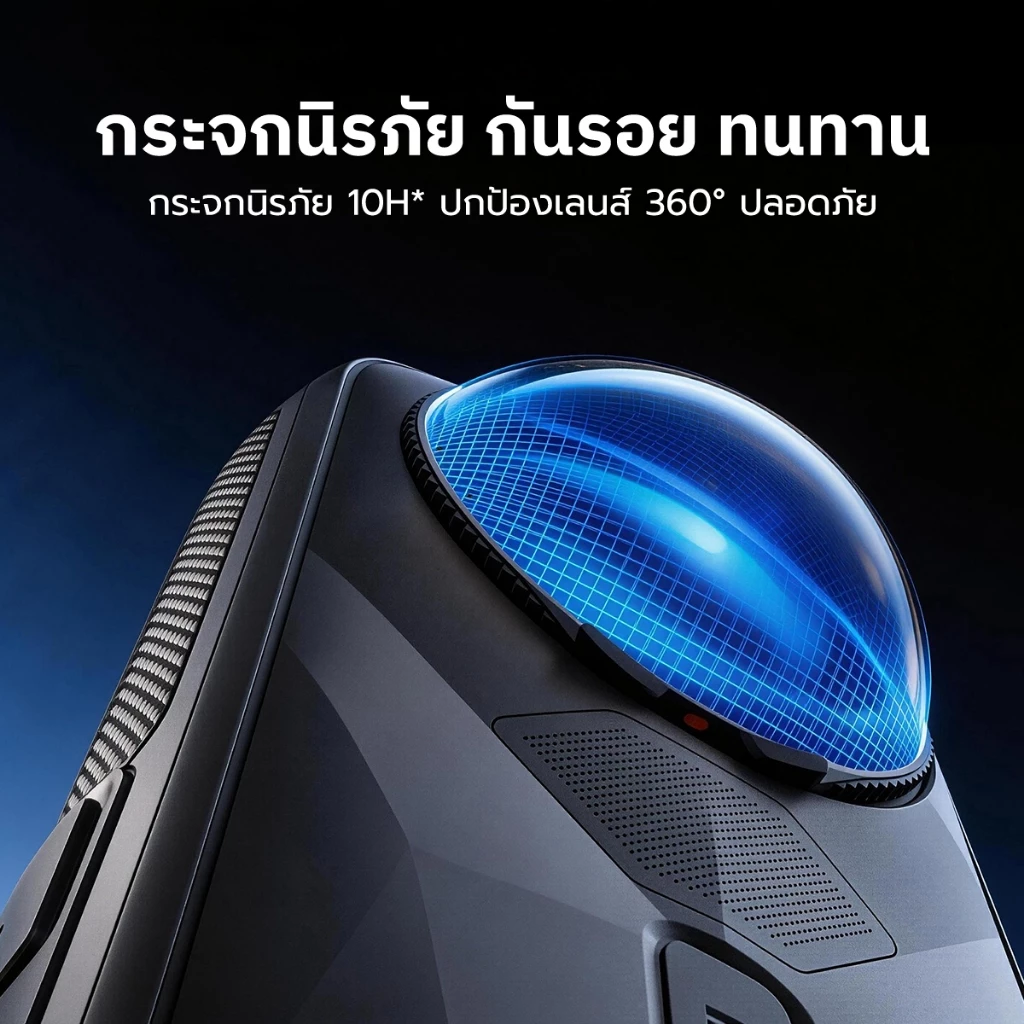 Lens Guard สำหรับ Insta360 X5/X4 เลนส์การ์ดกระจกนิรภัย กันรอย กันน้ำ ถ่ายภาพคมชัด360° thumbnail 4