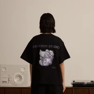 HOMEBOY เสื้อBOXY HB.MAX.COOKIES.HEAD.BOXY คอตตอน100% ใส่ได้ทุกวัน