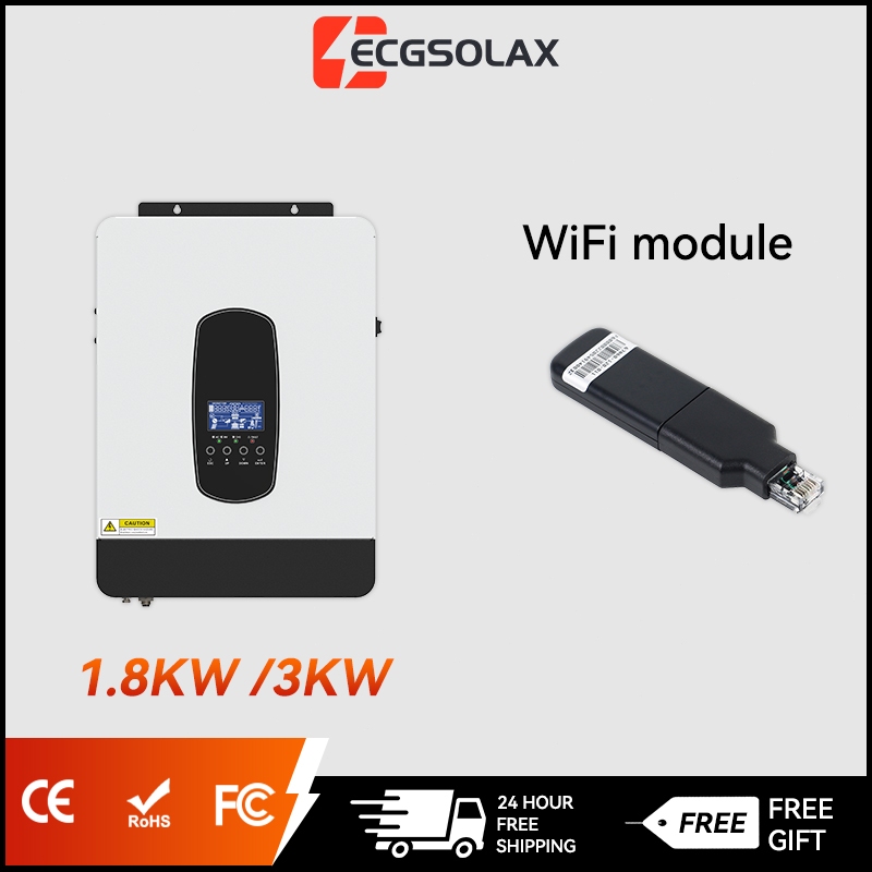 ECGSOLAX โมดูล WiFi พร้อม RS232 เหมาะสำหรับอินเวอร์เตอร์ Flowatt Y&H รุ่น 2.2KW/3KW