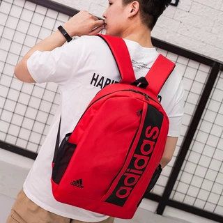 กระเป๋าเป้ Adi_das มีช่องข้างขวดน้ำ ใส่หนังสือและแล็ปท็อปได้ สำหรับโรงเรียน