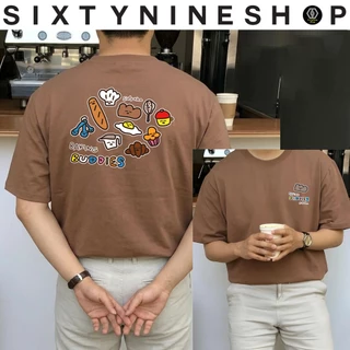 เสื้อยืดผ้าคอตตอน M-4XL พิมพ์ลาย " Baking Buddies " พร้อมส่ง