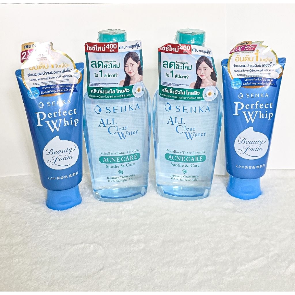 SENKA Perfect Whip / SENKA ALL Claer Water Micella & Toner Formular Acne พร้อมส่ง