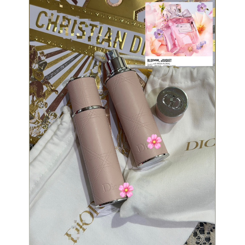 Blooming Bouquet Edt 10 ml ขวดรีฟีลเคสหนัง พร้อมถุงผ้า