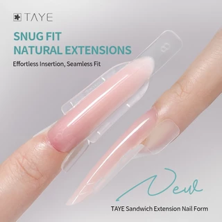TAYE แม่พิมพ์ต่อเล็บ Sandwich Oval Form ดูโอฟอร์ม แบบใหม่ แบบสับ