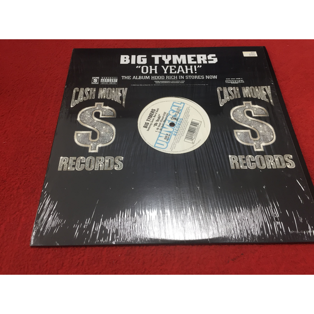Big Tymers - Oh Yeah -  Hood Rich ขนาด 12 นิ้ว LP ร้าน PinHaiMusic B136