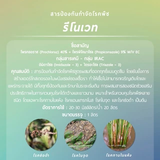 รีโนเวท จาก ICP ลัดดา (โพรคลอราซ 40% + โพรพิโคนาโซล 9% W/V EC) 1 ลิตร