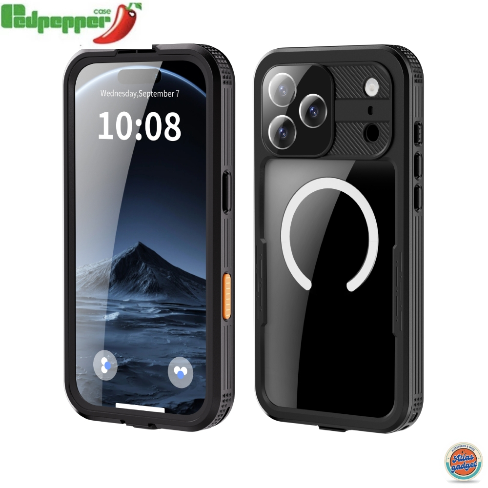 Redpepper Mars Series Water Proof with Magnetic เคสกันน้ำ กันกระแทกมาตรฐาน IP68 สำหรับ iPhone Air,17,17 Pro,17 Pro Max