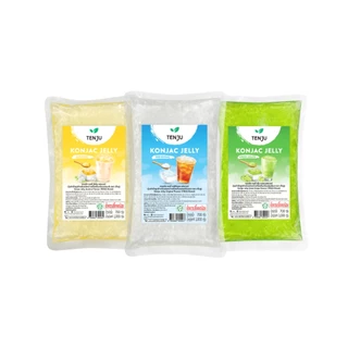 Tenju คอนยัค เจลลี่กลิ่นดอกมะลิ 1 กิโลกรัม ท็อปปิ้ง Konjac Jelly (ตรา เทนจู)