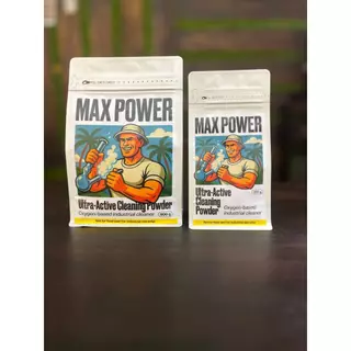 Max Power Bong Cleaner (42g/250g) - Cleaning Powder for glass bongs, pipes and all smoking glassware