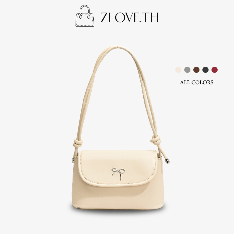 ZLOVE กระเป๋าสะพายไหล่สําหรับสตรี  เวอร์ชั่นเกาหลี  แฟชั่นมาใหม่  สีทึบ  เรียบง่าย  กระเป๋าสะพายเดี่ยว  ฮิตมากตอนนี้