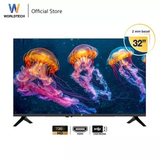 Worldtech ทีวี 32 นิ้ว LED TV Analog HD Ready รับประกัน 1 ปีเต็ม