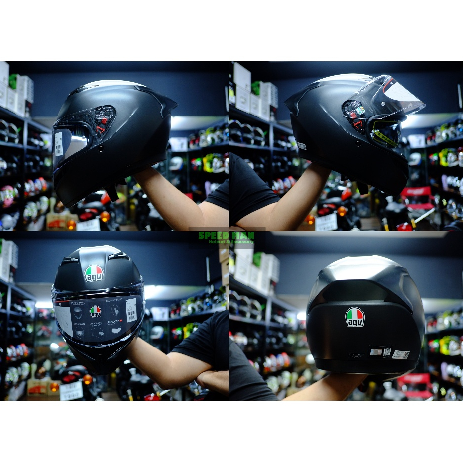 AGV K3  หมวกกันน็อค มีแว่นกันแดด