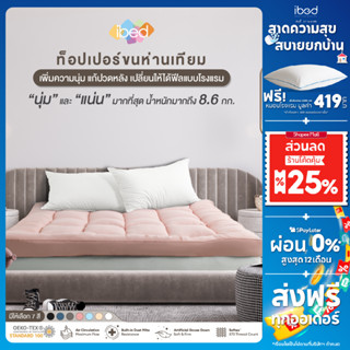 ibed Topper ท็อปเปอร์รุ่นนุ่มแน่นและรุ่น Extra ขนห่านเทียม ก…