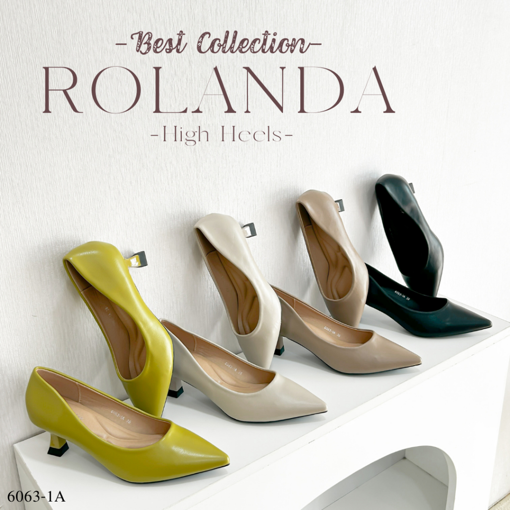 Mgaccess 'Rolanda High Heels Shoes' 6063-1A รองเท้าคัทชู
