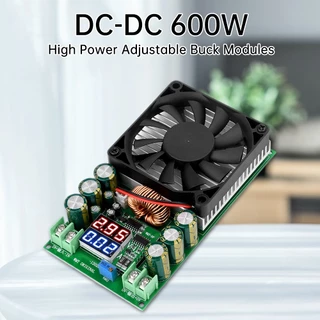 DC-DC 600W โมดูล Buck ปรับกําลังสูง 120V 100V 96V 84V พร้อมแรงดันไฟฟ้าและกระแส LED พลังงานแสงอาทิตย์แหล่งจ่ายไฟไดร์เวอร์
