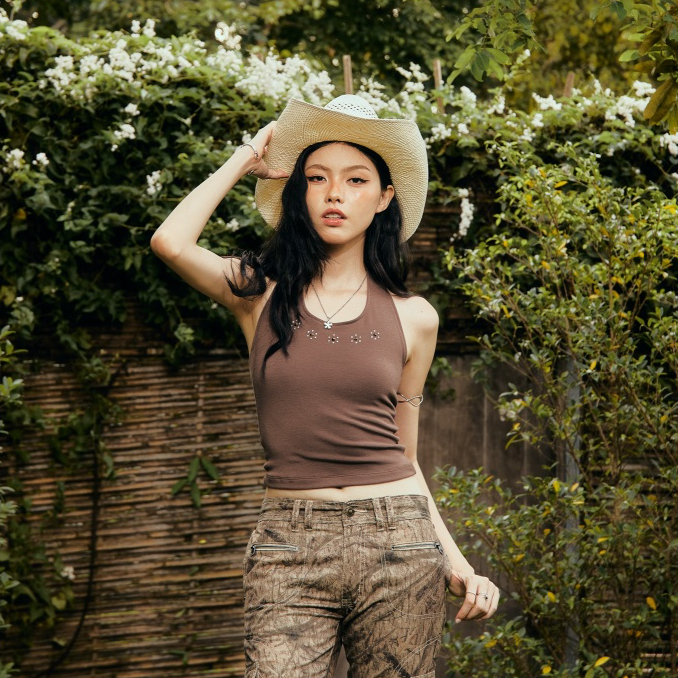 Vixen valley collection / Halter Top (NWLxMadememum) เสื้อคล้องคอ เสื้อคล้องคอติดกระดุม