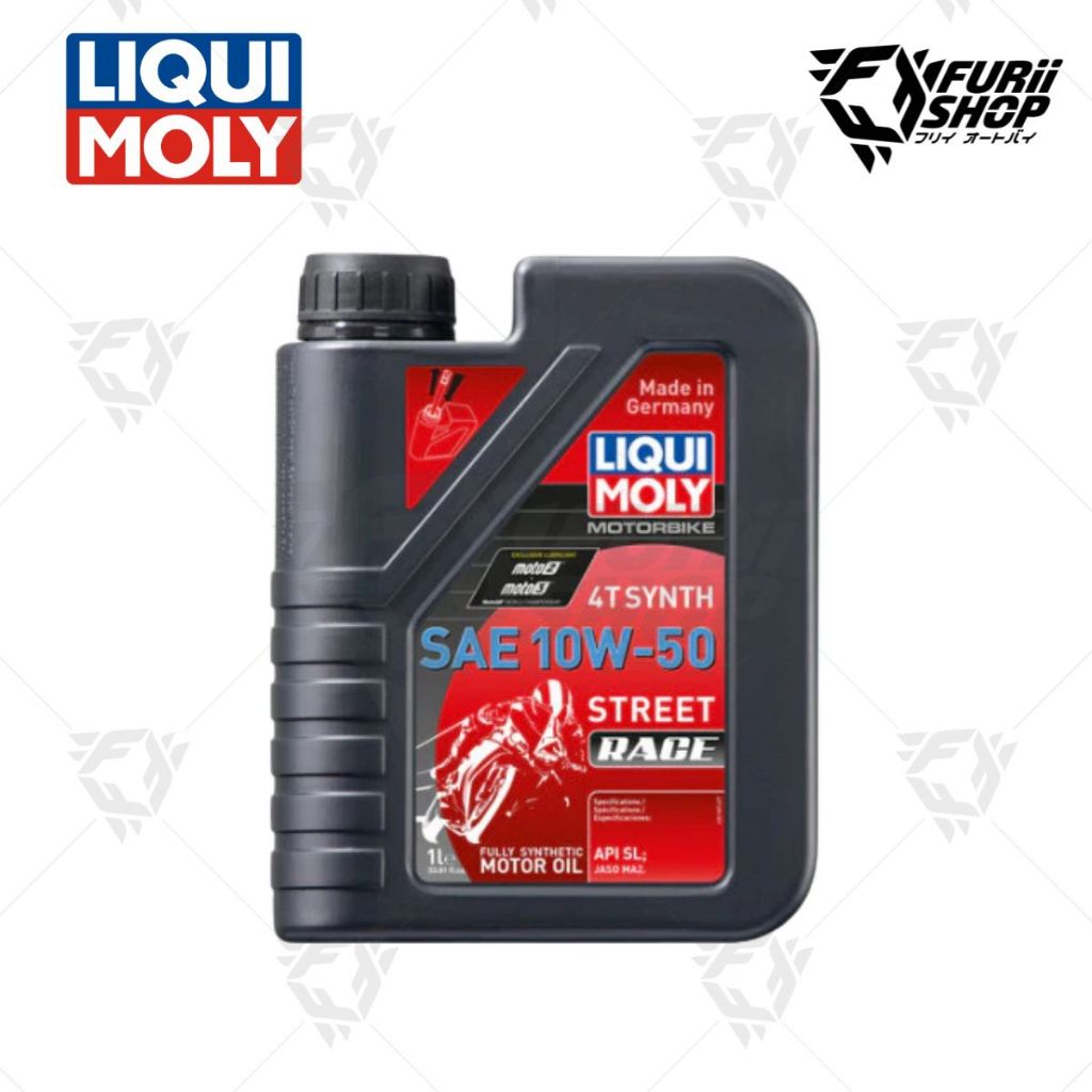 น้ำมันเครื่องมอเตอร์ไซค์ LIQUI MOLY 4T STREET RACE สังเคราะห์แท้100% 5W-40 / 10W-40 / 10W-50 / 10W-6