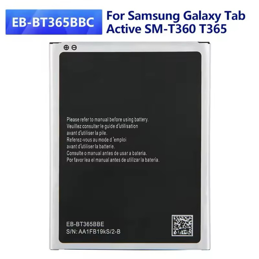 แบตเตอรี่แท้ EB-BT365BBC สำหรับ Samsung Galaxy Tab SM-T360ที่ใช้งาน T365แบตเตอรี่ EB-BT365BBE T360 4
