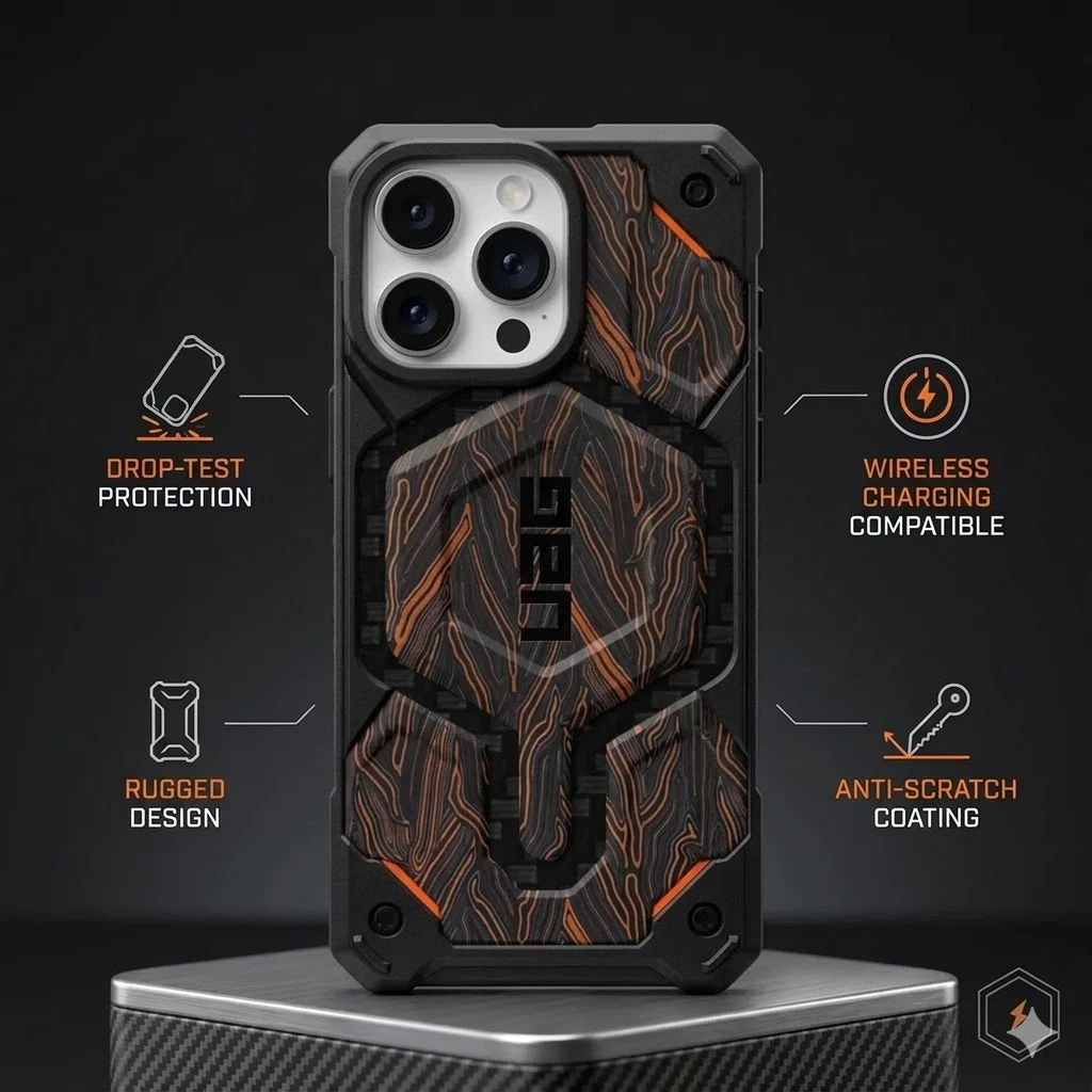 CASE UAG FOR IPHONE 17 AIR 16 11 12 13 14 15 PRO MAX PLUS พร้อมส่งจากไทย เคสโทรศัพท์ CASES