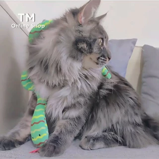 ตุ๊กตางูของเล่น ตุ๊กตาหญ้าแมว catnip ของเล่นแมว พร้อมส่งจากไทย