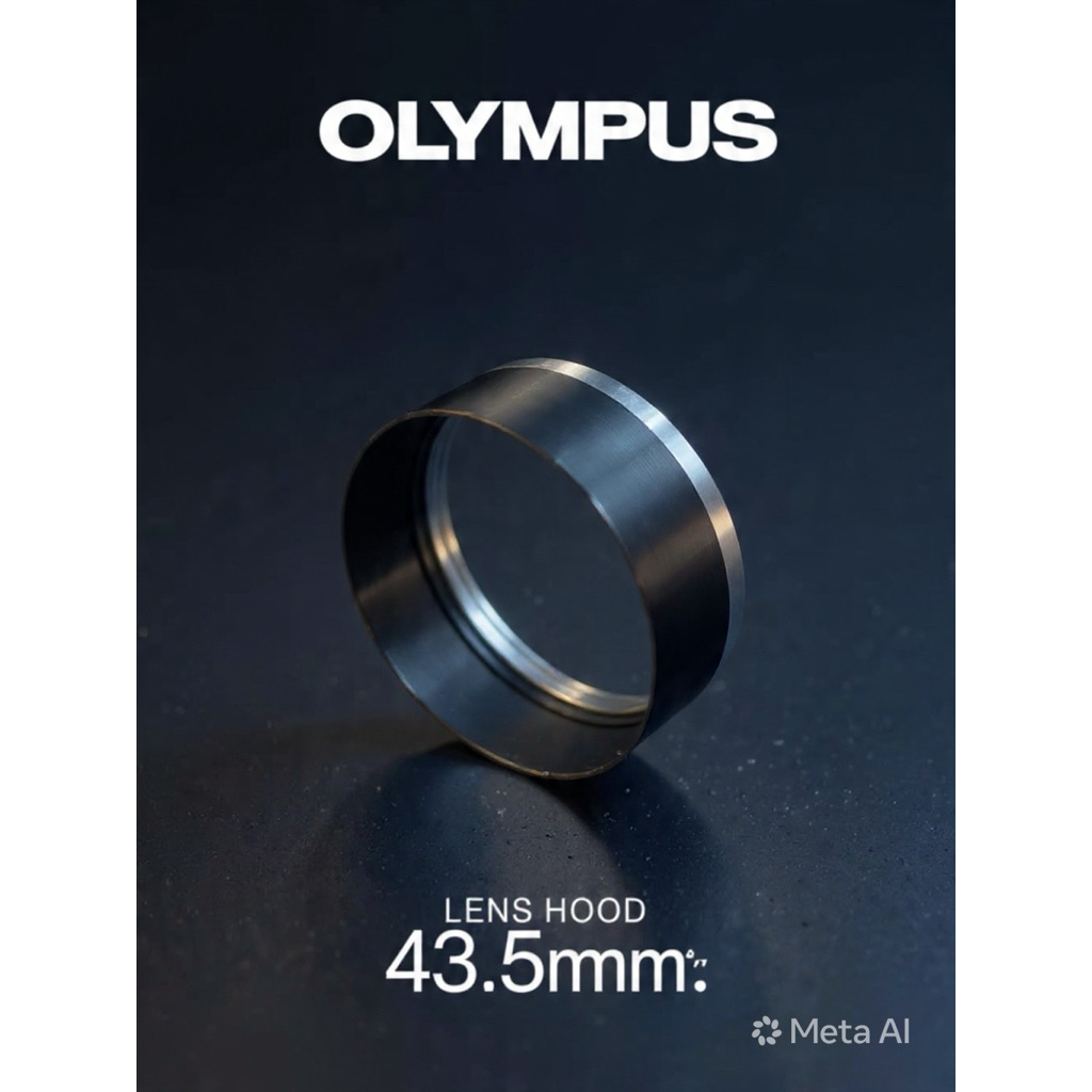 เลนส์ฮูดเสริม Lens Hood Olympus 43.5mm แบบหนา